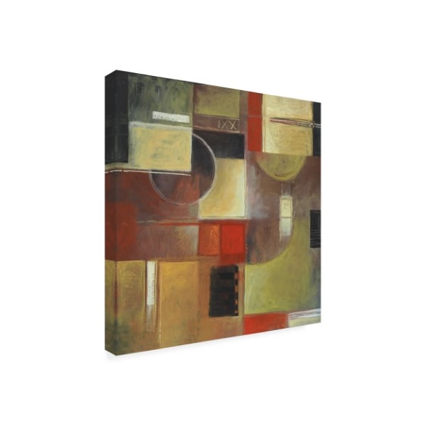 Pablo Esteban 'Circles And Squares' Canvas Art,35x35